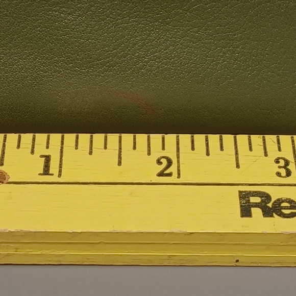 Buxton Genuine Leather Small Tri-fold Wallet - Olive Green - Picture 2 of 5